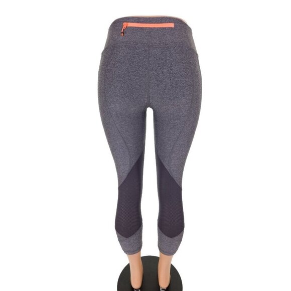 Lululemon Pace Rival Crop Size 6 Heathered Black Deep Coal Boom Juice - Picture 2 of 7